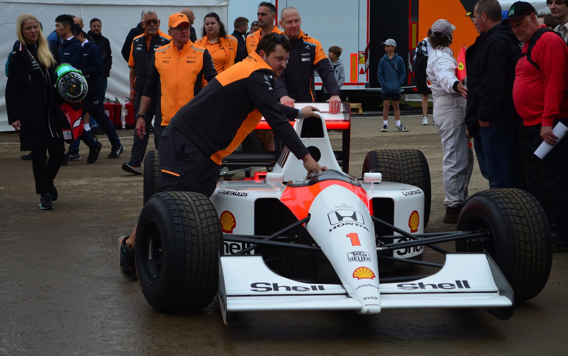 La McLaren MP4/6 d'Ayrton Senna, championne du monde de F1 en 1991