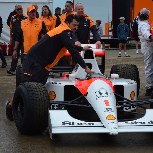 La McLaren MP4/6 d'Ayrton Senna, championne du monde de F1 en 1991